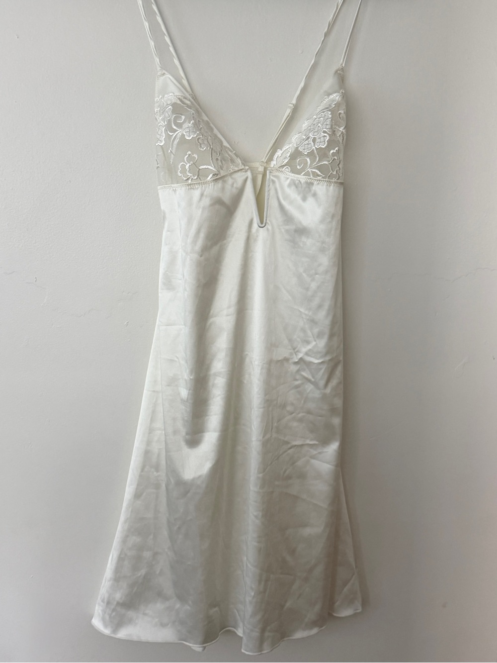 Simone Perele Ivory Slip with Lace Trim